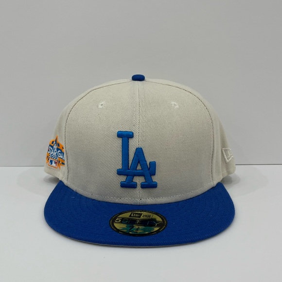 New Era Other - LA Dodgers New Era fitted hat cream and blue colourway